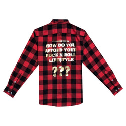 November Reine Roll Flannel In Red