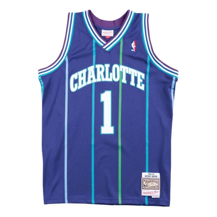 Mitchell&Ness Charlotte Hornets Alternate Jersey (Muggsy Bogues)