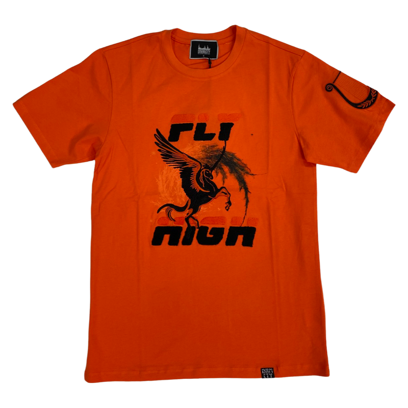 DenimiCity Fly High Tee (Orange)