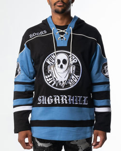 SugarHill Wraiths Light Blue Hockey Hoodie