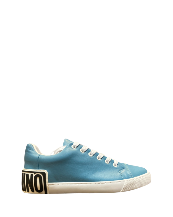 Logo Heel Sneakers (Blue)