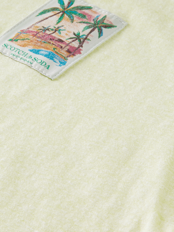 Scotch&Soda Melange Tee In Lemonade (166653)