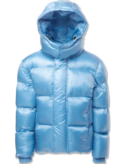 Jordan Craig Puffer Hooded Azur Kids Jacket