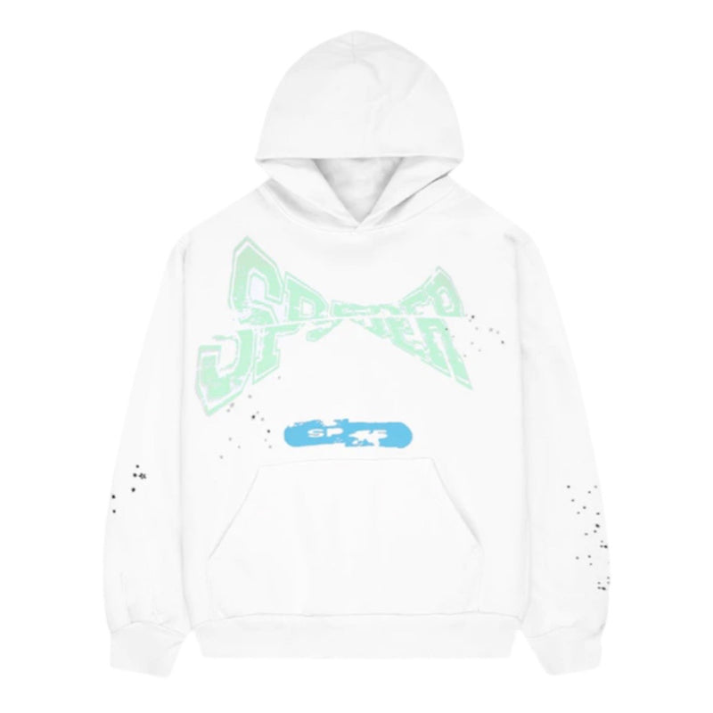 Spider Worldwide Egg Shell Logo Hoodie