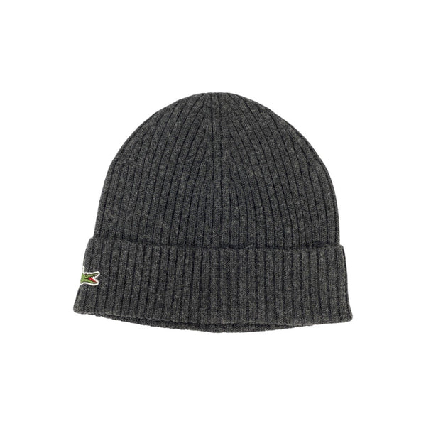 Knitted Beanie In Dark Grey